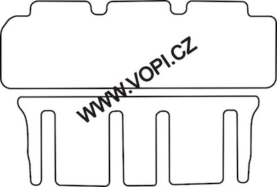 Autokoberce Kia Carnival III 07/2006 - 2011 zadní sada Perfectfit (2336)